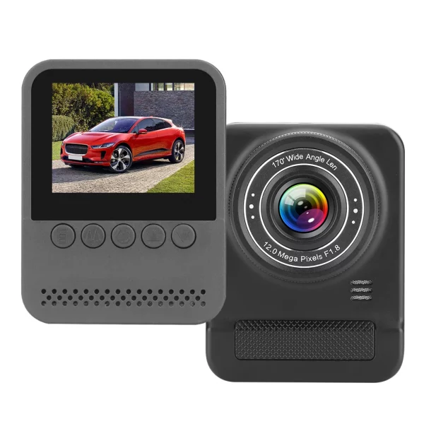 2K HD Rearview Mirror Tachograph Reverse Car Dashboard Camera 170 Wide Angle - Image 5