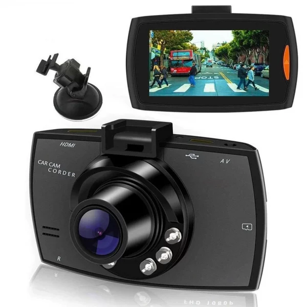 Car DVR road dash video camera recorder 2.4 Inch Lcd Screen 1080P view 120 degree Car Dashboard Camera Recorder - Image 6