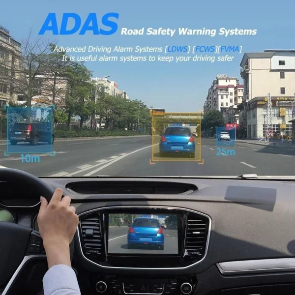 Car DVR Camera ADAS Auto Digital Video Recorder Dash Cam for Android Multimedia Player Car DVRs - Image 4