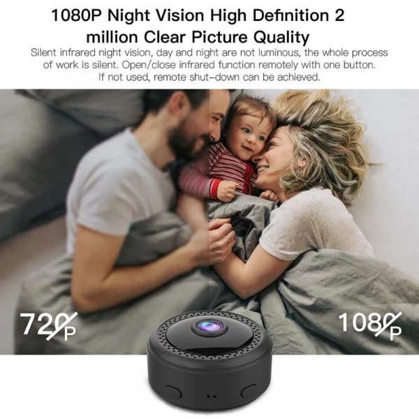IP Cam Remote Night Vision Motion Sensor Magnetic Body Microcamera Camcorder - Image 2