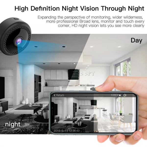 IP Cam Remote Night Vision Motion Sensor Magnetic Body Microcamera Camcorder - Image 4