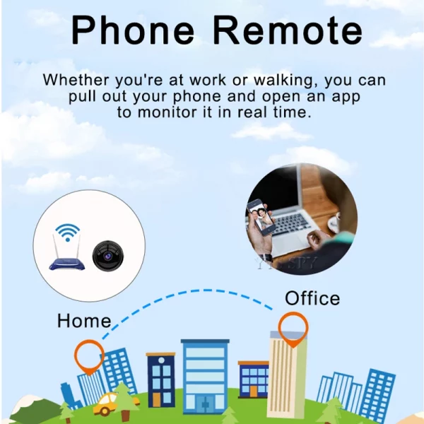 IP Cam Remote Night Vision Motion Sensor Magnetic Body Microcamera Camcorder - Image 5